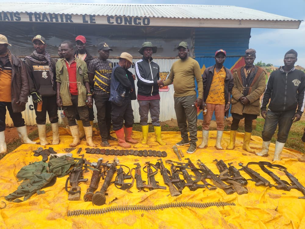 Encore 13 éléments de la CRP rendent leurs armes en territoire de Djugu