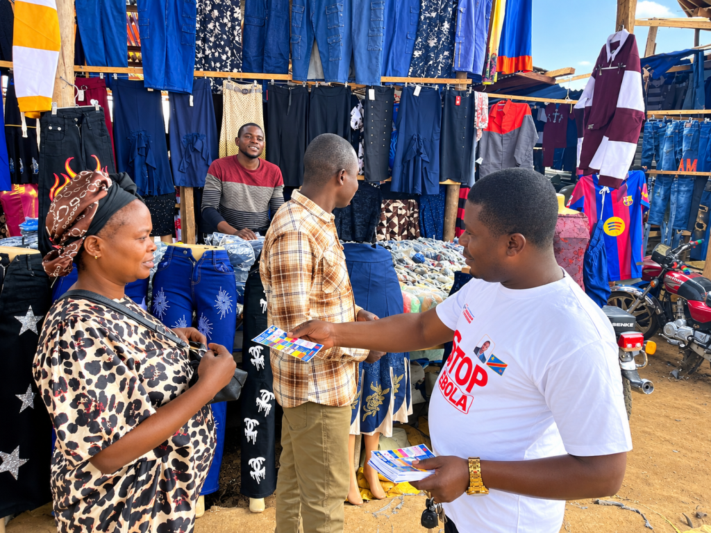 Bunia : Luc Malembe renforce la sensibilisation contre Ebola et la lutte contre les fausses informations