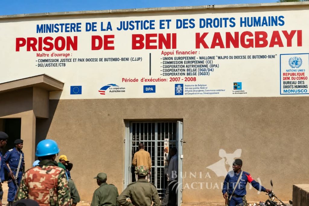 prison centrale de Kangbayi, dans la ville de Beni, au Nord-Kivu