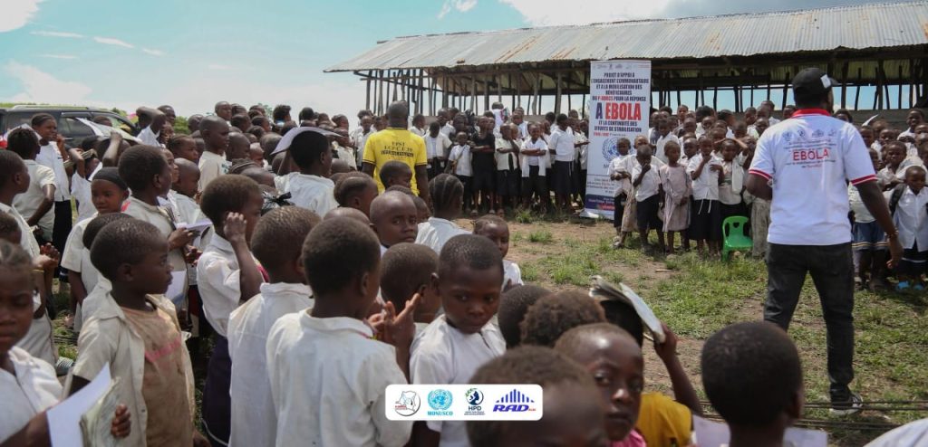 Ebola en Ituri : plus de 4 400 personnes touchées par une campagne de sensibilisation